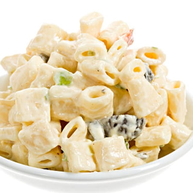 MACARONI SALAD.