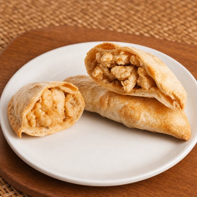 CHICKEN EMPANADA.
