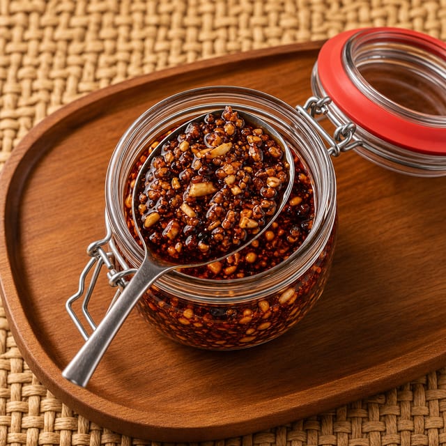 GARLIC IN CHILI OIL.